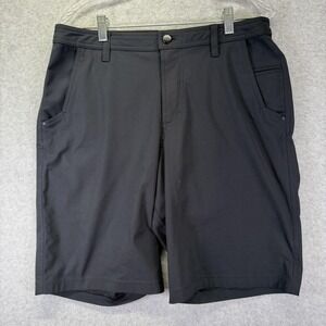 Lululemon Shorts Mens 34 Black Performance Chino 10in Stretch Golf Casual